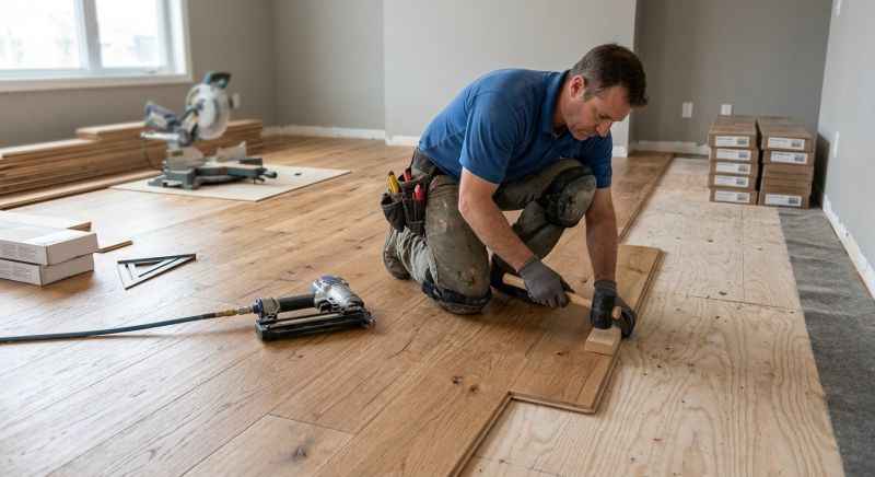 Hardwood Floor Installation in Holly, MI