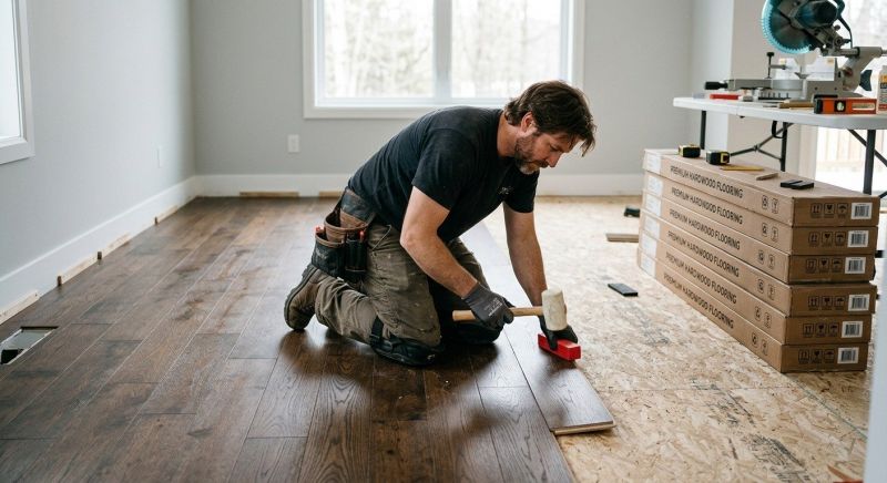 Hardwood Floor Installation in Pontiac, MI