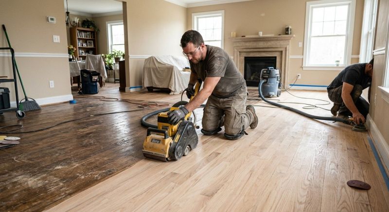 Hardwood Floor Renovation in Waterford, MI