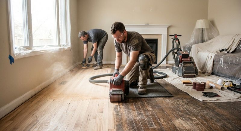 Hardwood Floor Renovation in Waterford, MI