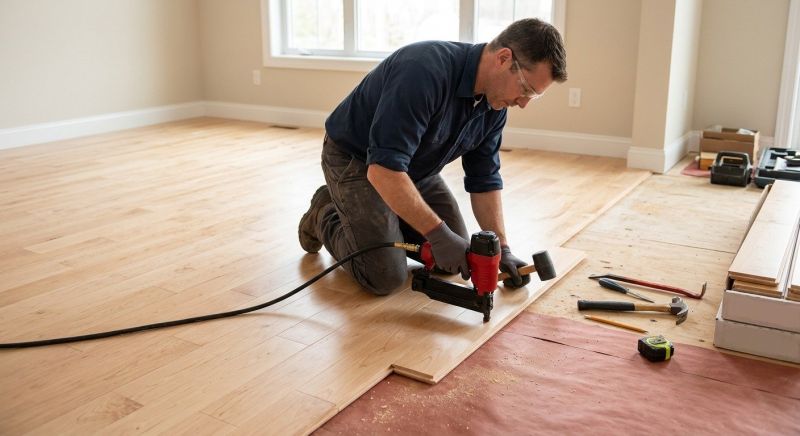 Maple Flooring Installation in Brighton, MI