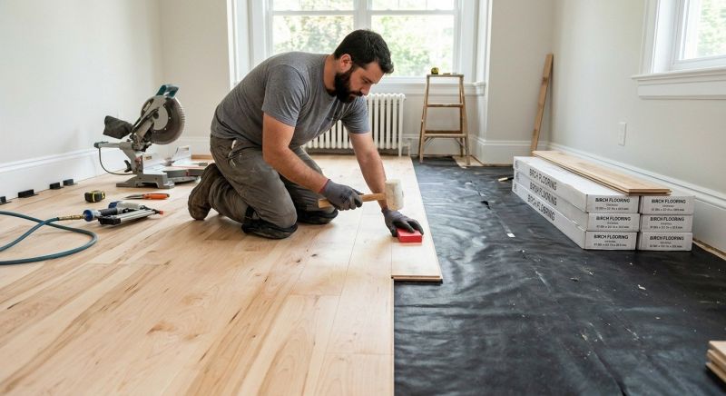 Maple Flooring Installation in Keego Harbor, MI