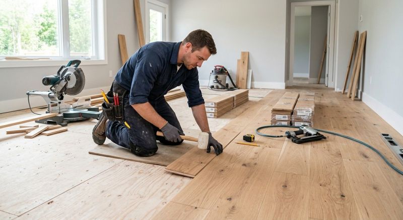 Maple Flooring Installation in Keego Harbor, MI