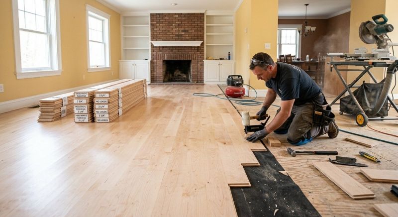 Maple Flooring Installation in Oakland County, MI