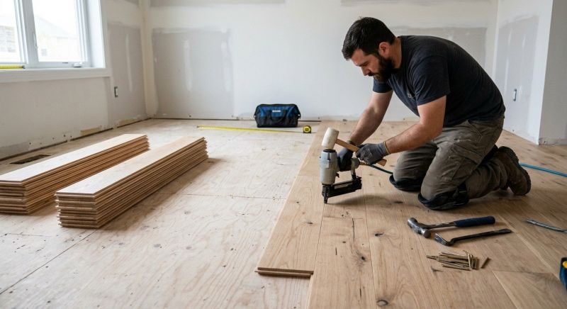Oak Floor Installation in Birmingham, MI