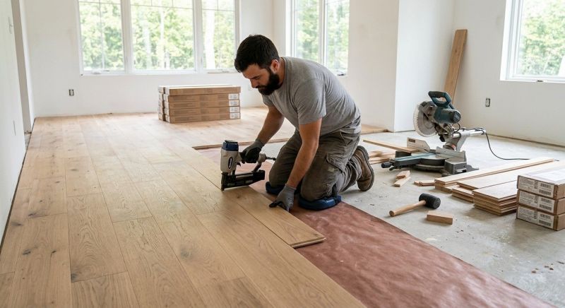 Oak Floor Installation in Eastpointe, MI