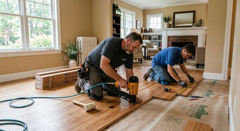 Oak Floor Installation in Eastpointe, MI