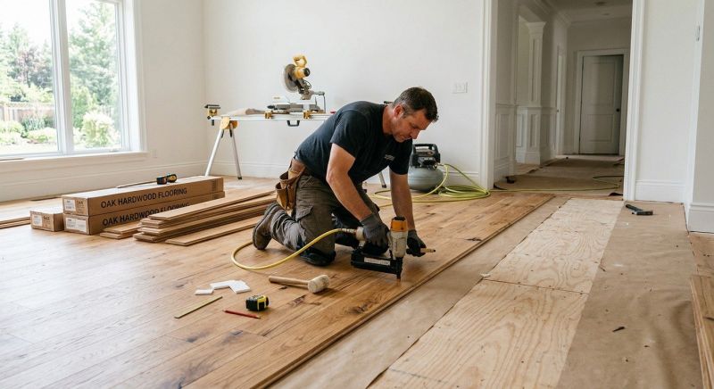 Oak Floor Installation in Macomb, MI