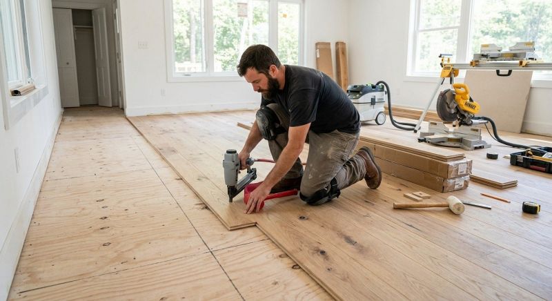 Oak Floor Installation in Mount Clemens, MI