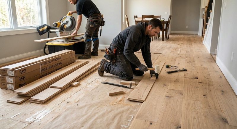 Oak Floor Replacement in Waterford, MI