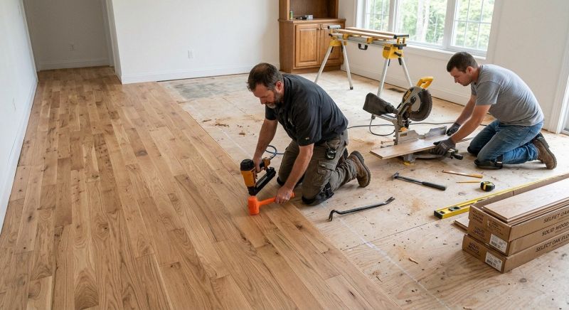 Oak Floor Replacement in Waterford, MI