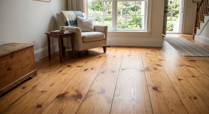 Pine Floor Installation in Waterford, MI