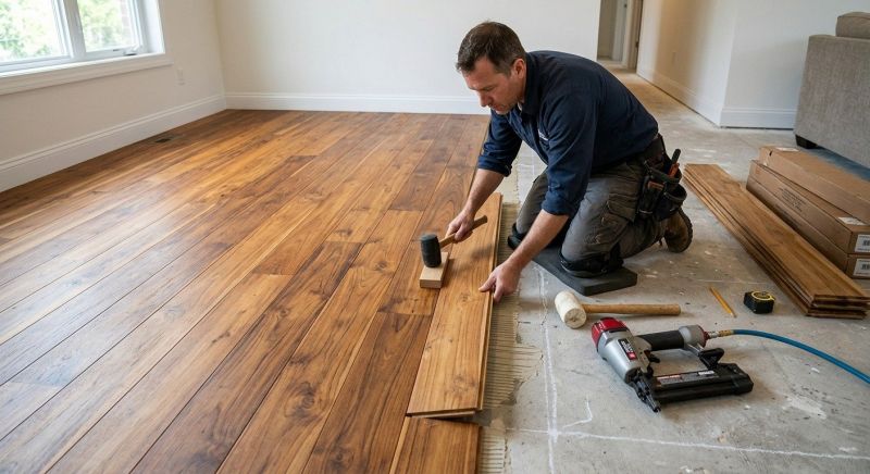 Teak Flooring Installation in Waterford, MI