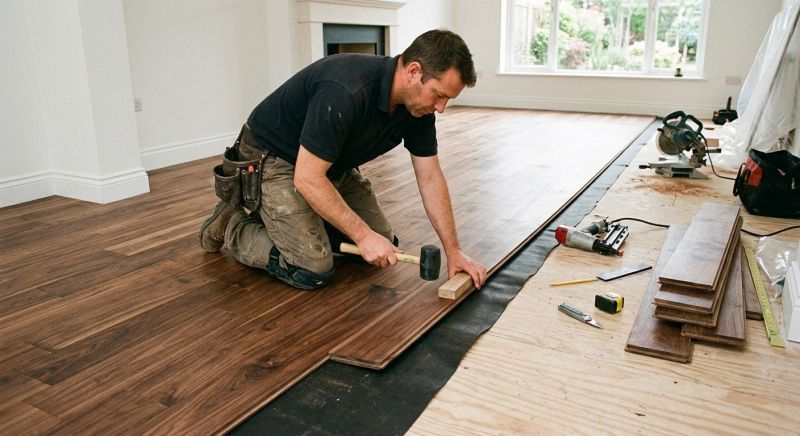 Walnut Flooring Installation in Waterford, MI