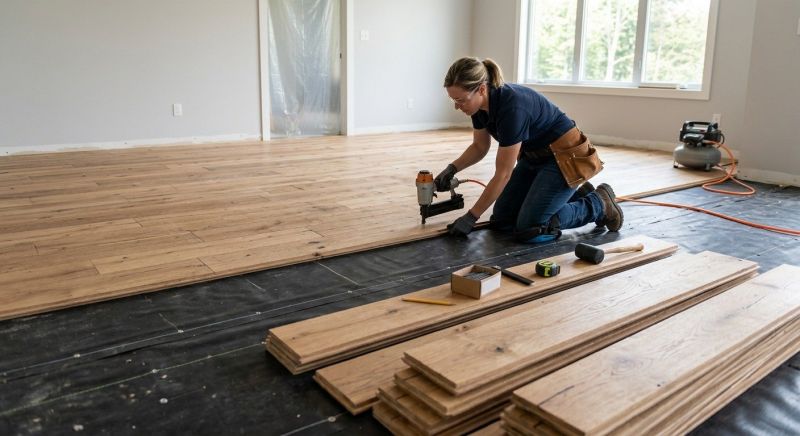 Walnut Flooring Installation in Waterford, MI