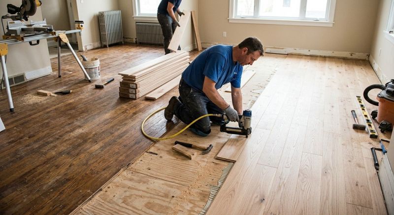 Wood Floor Replacement in Hazel Park, MI