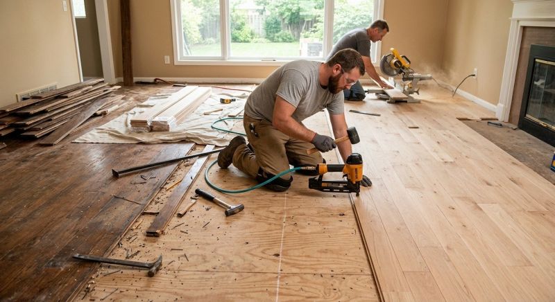 Wood Floor Replacement in Macomb, MI